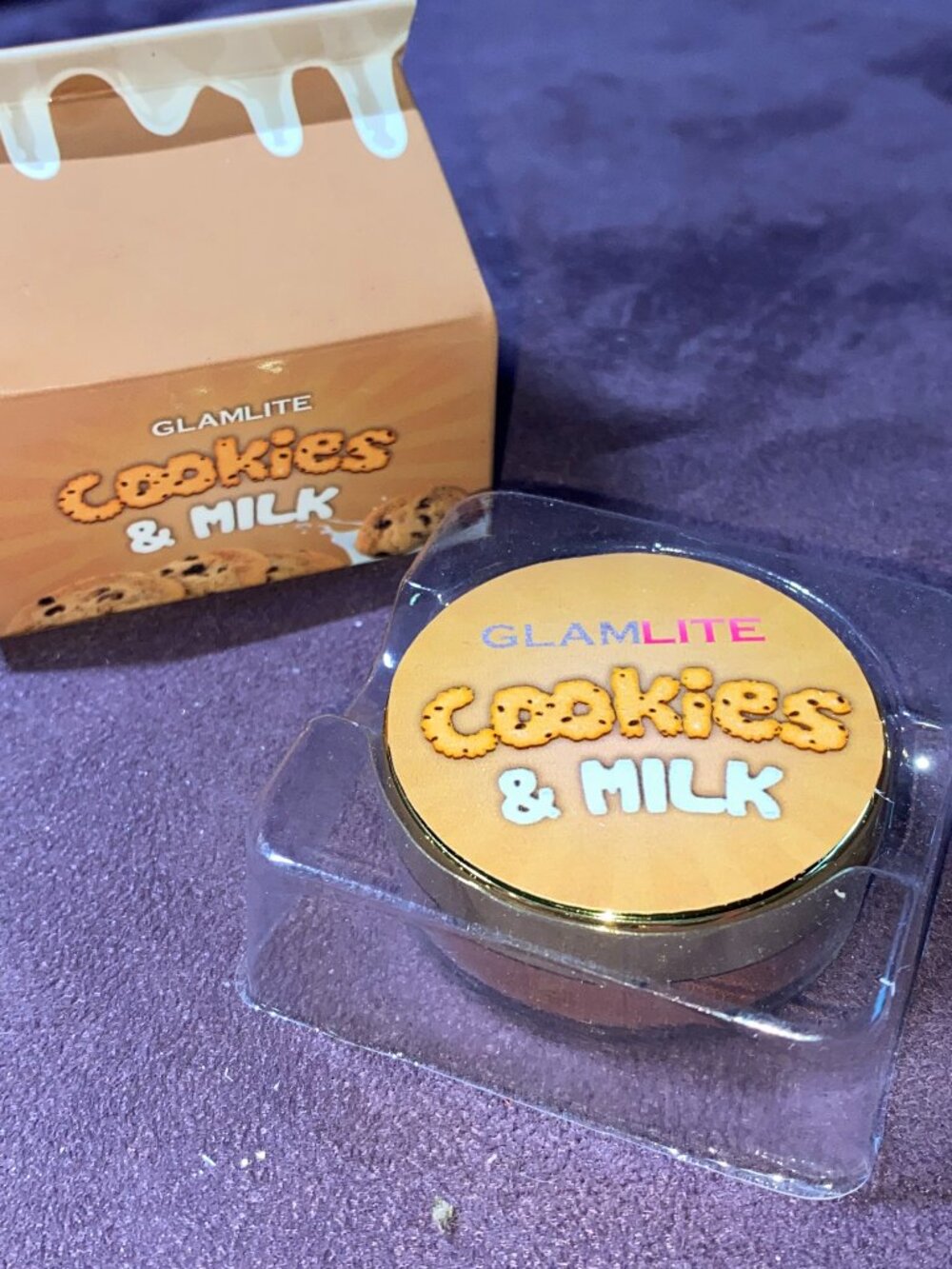 GlamLite Cookies & Milk Highlighter Powder, new in box